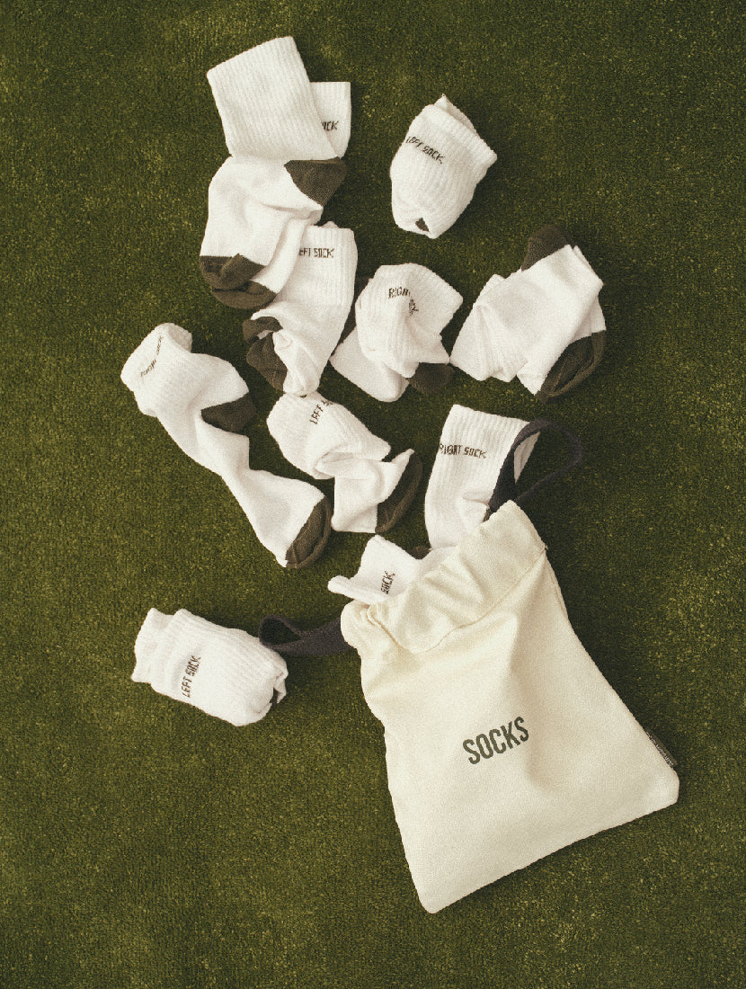 Small Socks Drawstring Bag
