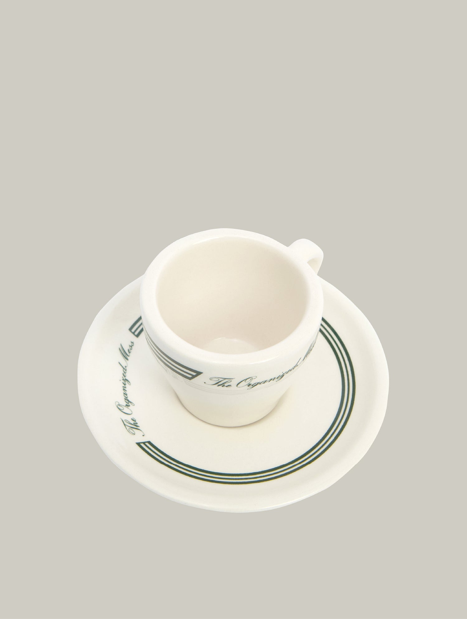 Ceramic Espresso Cup & Saucer
